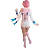 Adorable Pink and White Pokémon Cosplay Plush Sylveon Costume for Women - Coscosmos